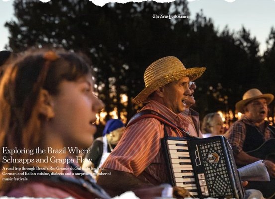 Cidades gaúchas, como Gramado e Antônio Prado, recebem destaque no The New York Times